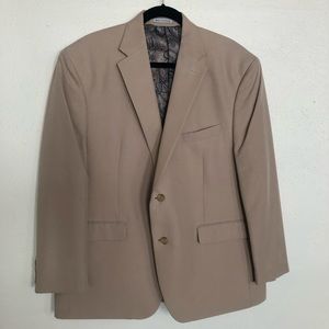 Lauren by Ralph Lauren Tan/Khaki Men’s Suit Jacket
